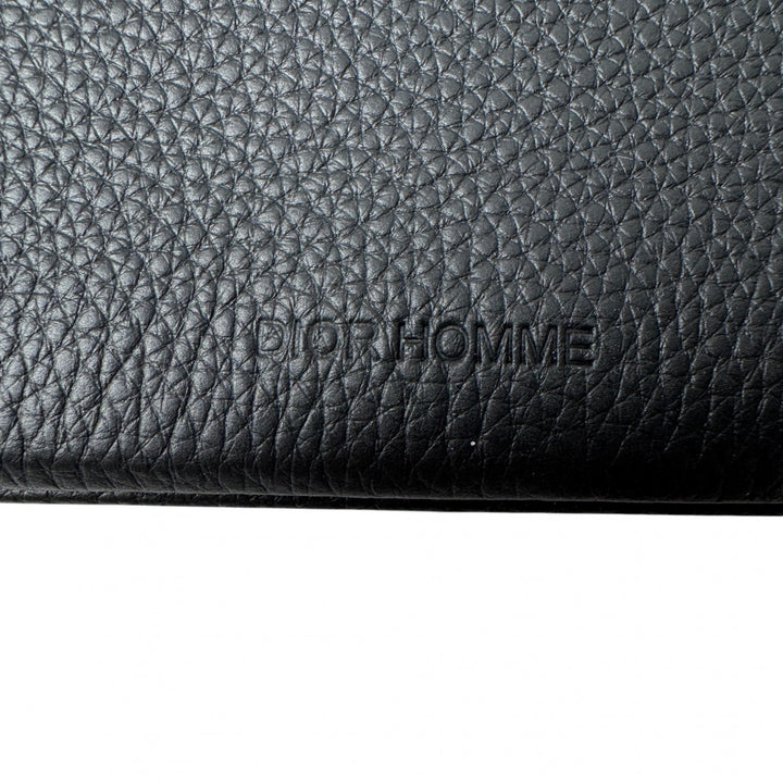 ディオール オム Dior Homme クラッチバッグ レザー ブラック メンズ
