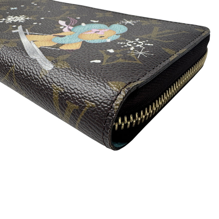 ルイヴィトン LOUIS VUITTON モノグラム ジッピーウォレット ホリデー限定 M12223 IC レディース