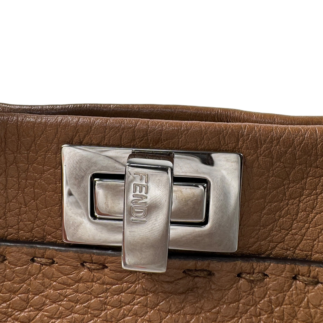 美品 フェンディ FENDI ピーカブー セレリア 2way ミニショルダーバッグ ハンドバッグ 8BN244 斜めがけ クロスボディ レディース