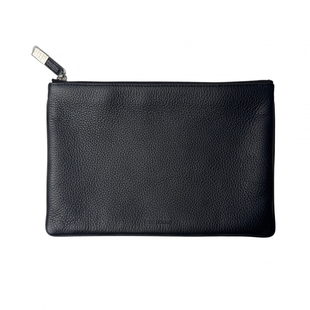 ディオール オム Dior Homme クラッチバッグ レザー ブラック メンズ