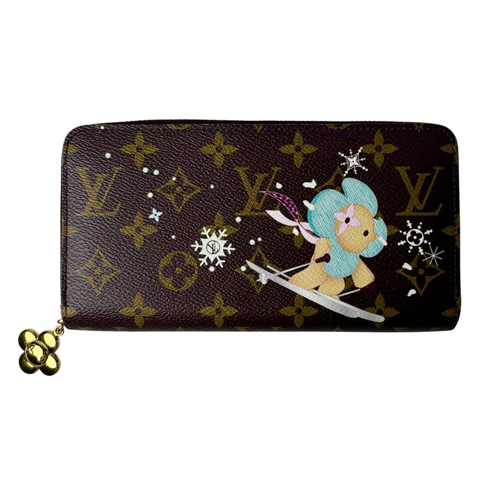 ルイヴィトン LOUIS VUITTON モノグラム ジッピーウォレット ホリデー限定 M12223 IC レディース