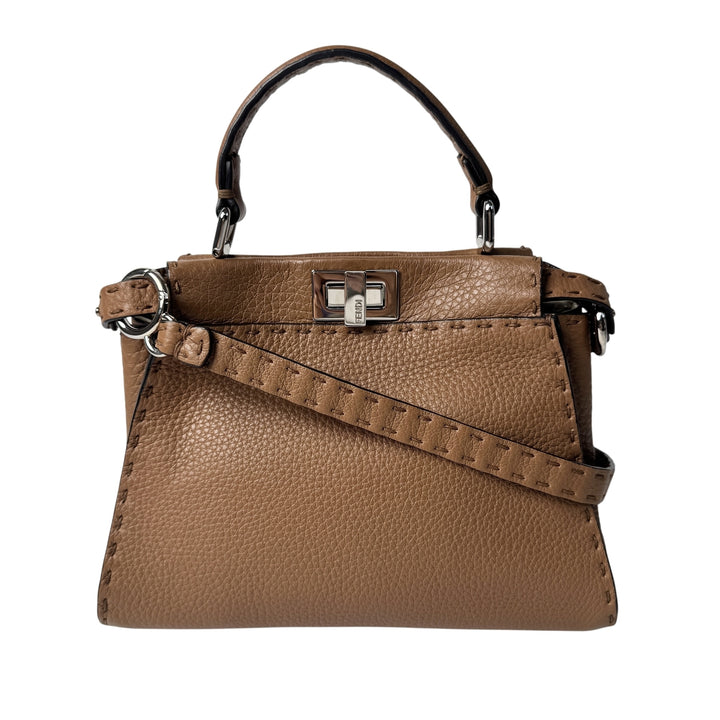 美品 フェンディ FENDI ピーカブー セレリア 2way ミニショルダーバッグ ハンドバッグ 8BN244 斜めがけ クロスボディ レディース