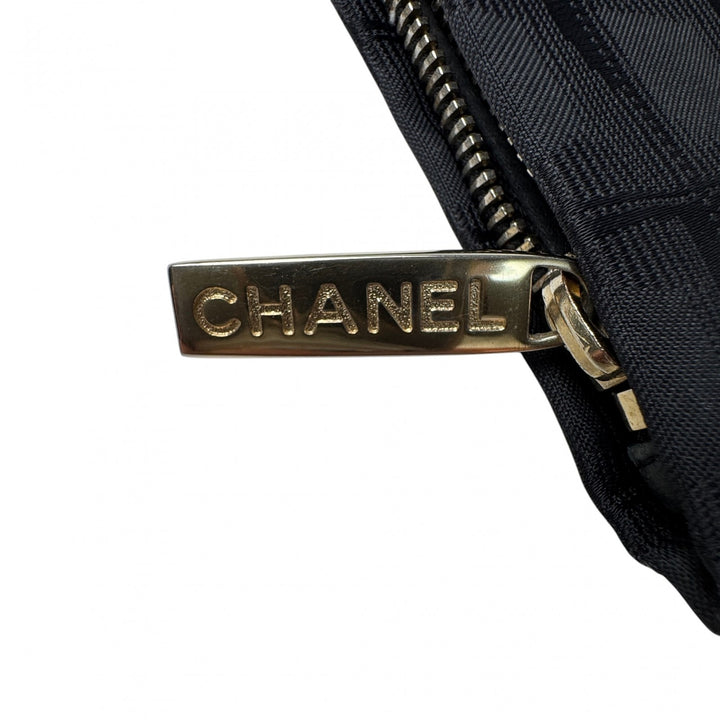 シャネル CHANEL ニュートラベルライン ポーチ ブラック レディース
