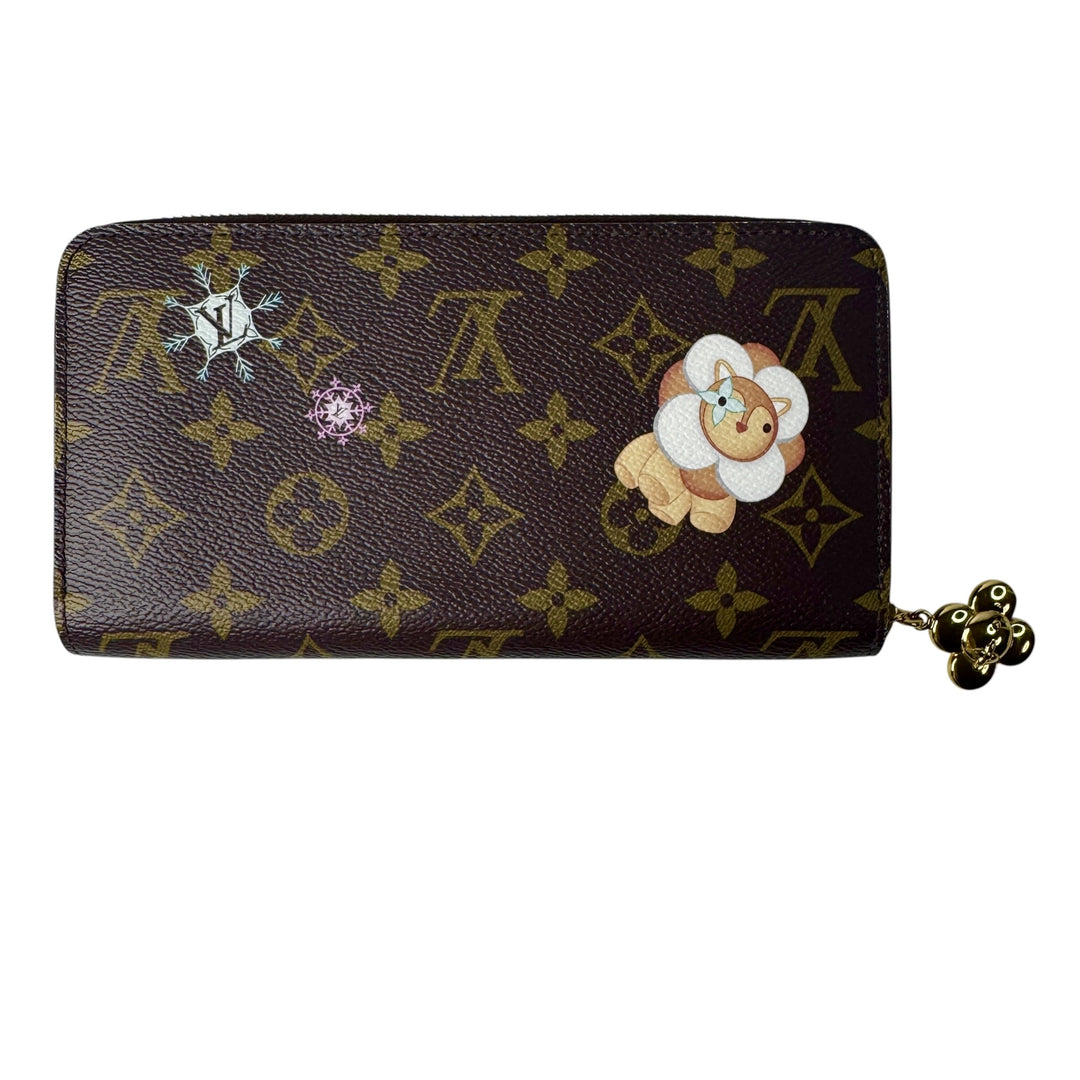 ルイヴィトン LOUIS VUITTON モノグラム ジッピーウォレット ホリデー限定 M12223 IC レディース
