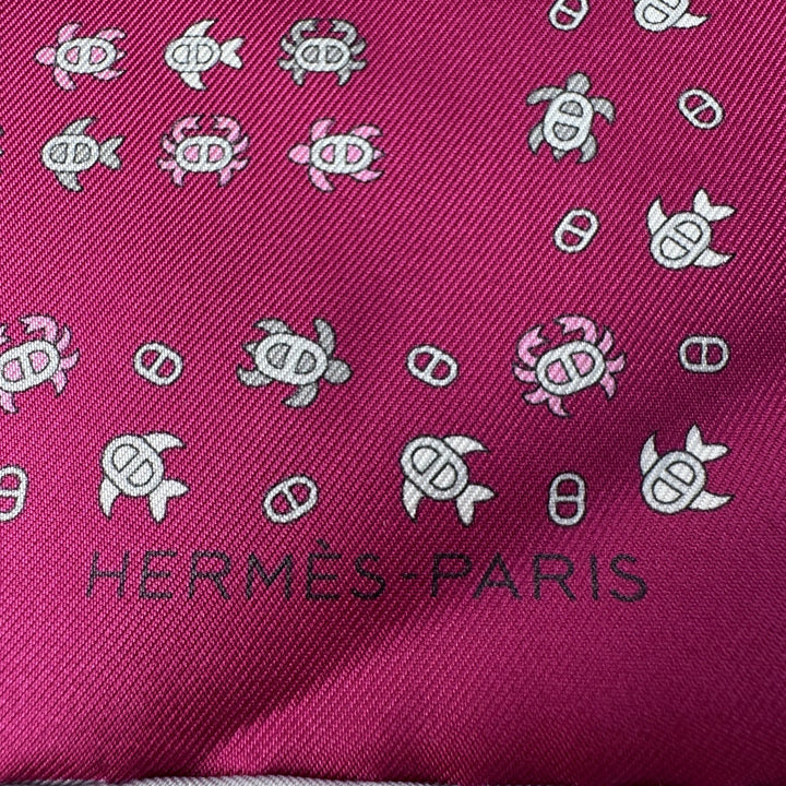 新品 エルメス HERMES ポケットチーフ 《マイヨン・ナジャー》 フィリップ・ムケ レディース