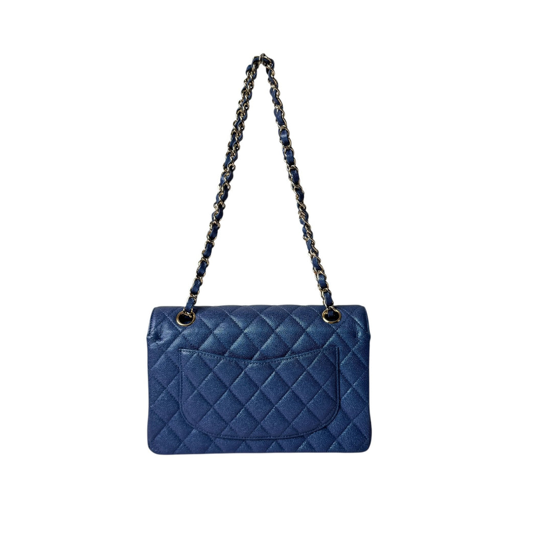 未使用 シャネル CHANEL マトラッセ23 キャビアスキン Wフラップ ショルダーバッグ 27番台 レディース