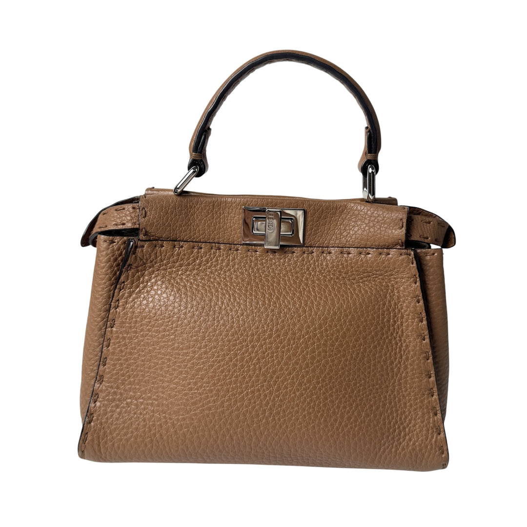 美品 フェンディ FENDI ピーカブー セレリア 2way ミニショルダーバッグ ハンドバッグ 8BN244 斜めがけ クロスボディ レディース