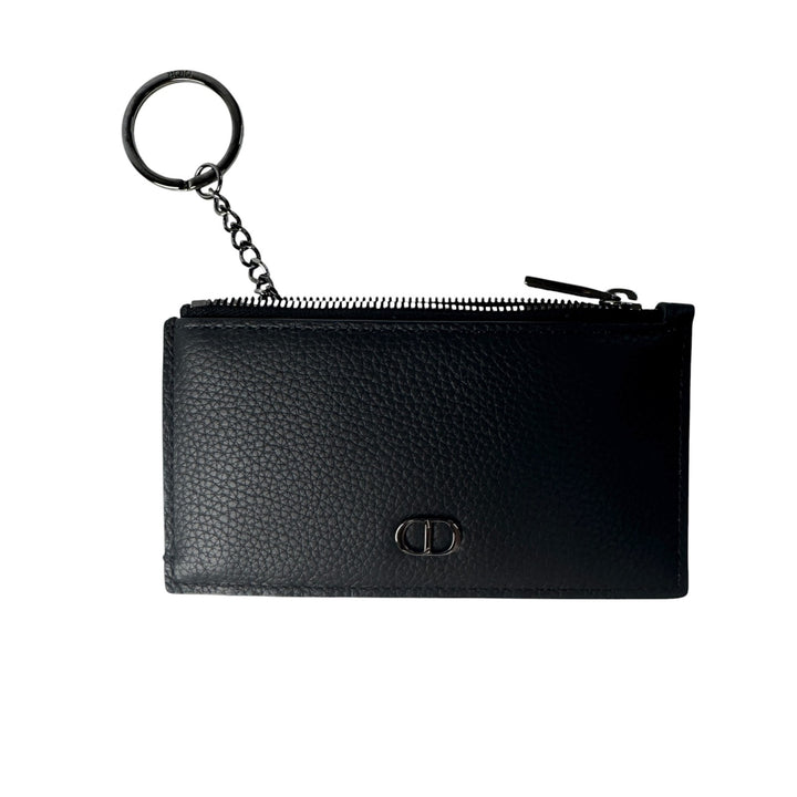 美品 ディオール Dior フラグメントケース コインケース キーリング ブラック