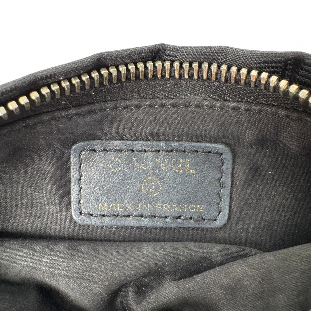シャネル CHANEL ニュートラベルライン ポーチ ブラック レディース