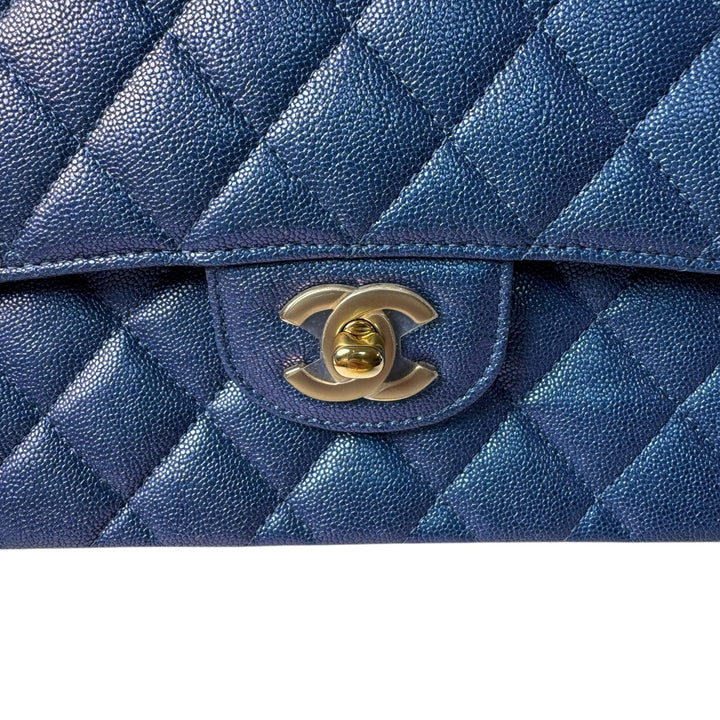 未使用 シャネル CHANEL マトラッセ23 キャビアスキン Wフラップ ショルダーバッグ 27番台 レディース