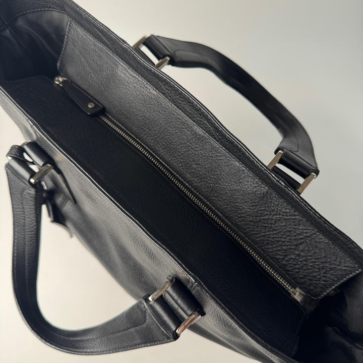 ブルガリ BVLGARI アーバン トートバッグ ビジネスバッグレザー ブラック