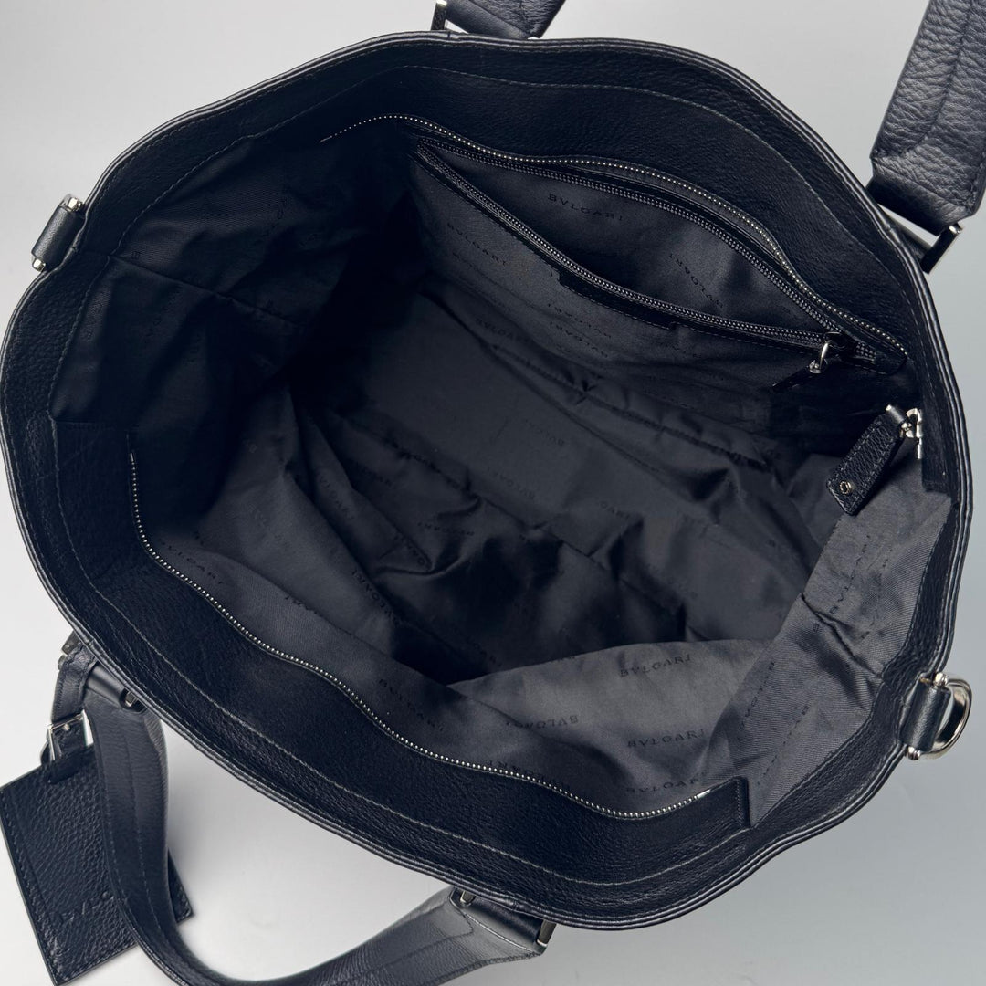 ブルガリ BVLGARI アーバン トートバッグ ビジネスバッグレザー ブラック