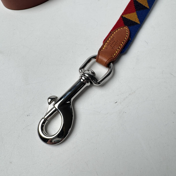 美品 エルメス HERMES 犬用リード メドール ダークアイリッシュ Z刻印