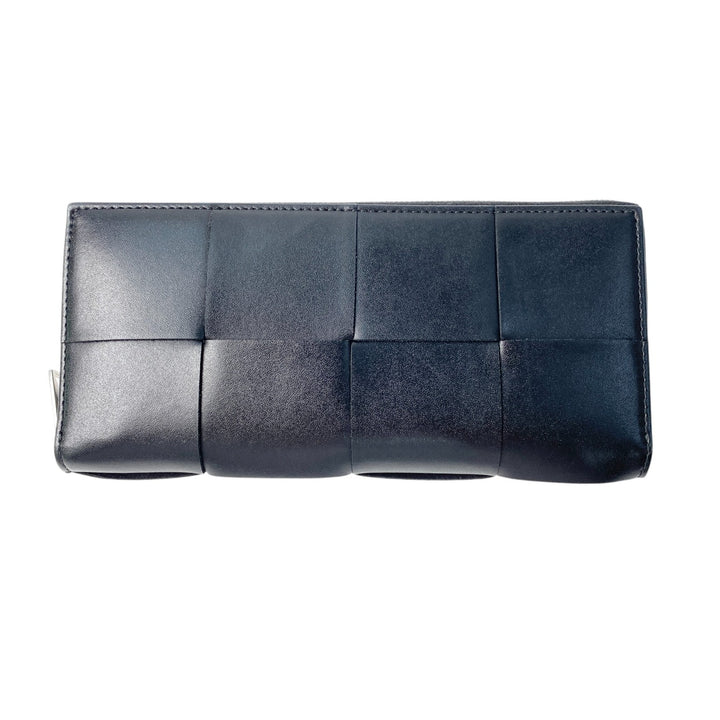 美品 ボッテガヴェネタ BOTTEGA VENETA レディース カセット マキシ 長財布 ラウンドジップ