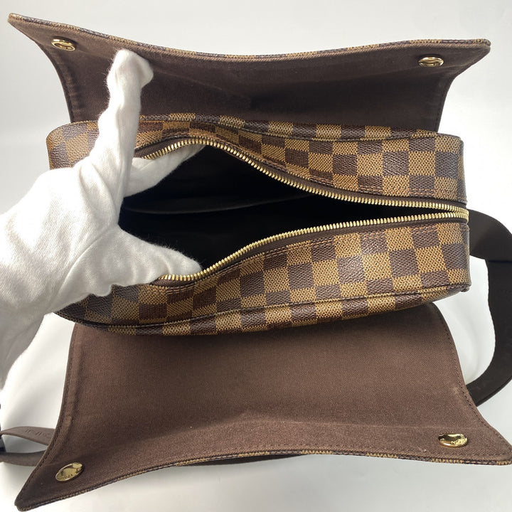 美品 ルイ ヴィトン LOUIS VUITTON レディース ショルダーバッグ ダミエ N45255 ナヴィグリオ 斜めがけ クロスボディ
