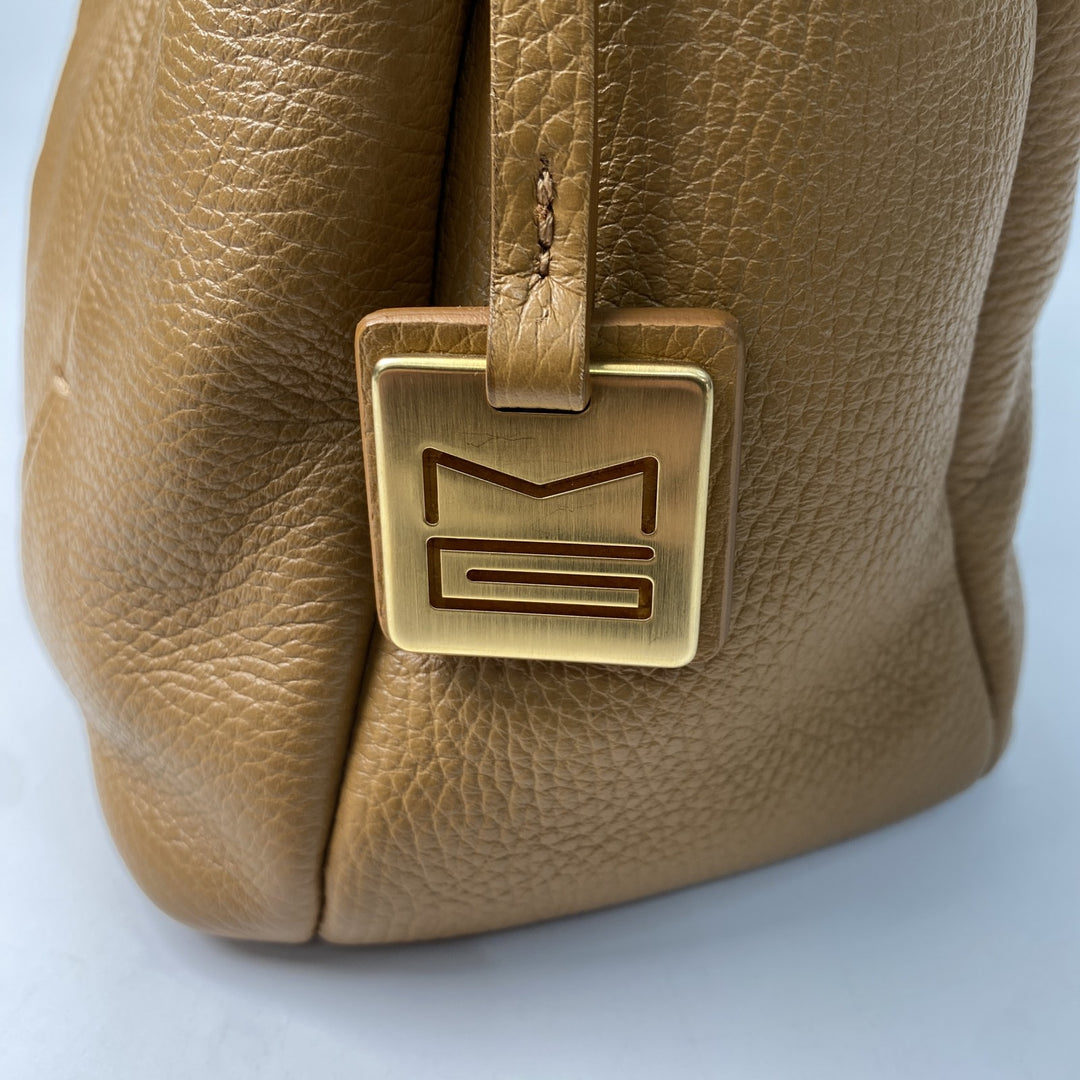 美品 マウロゴヴェルナ MAURO GOVERNA レディース レザー ショルダー トートバッグ ターンロック