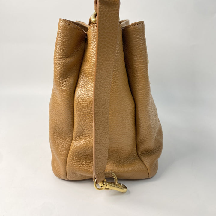 美品 マウロゴヴェルナ MAURO GOVERNA レディース レザー ショルダー トートバッグ ターンロック