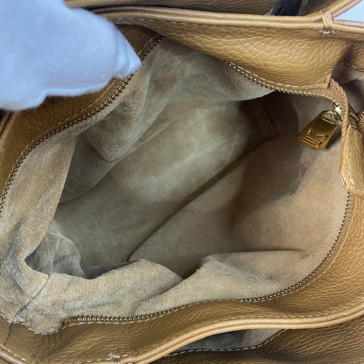 美品 マウロゴヴェルナ MAURO GOVERNA レディース レザー ショルダー トートバッグ ターンロック