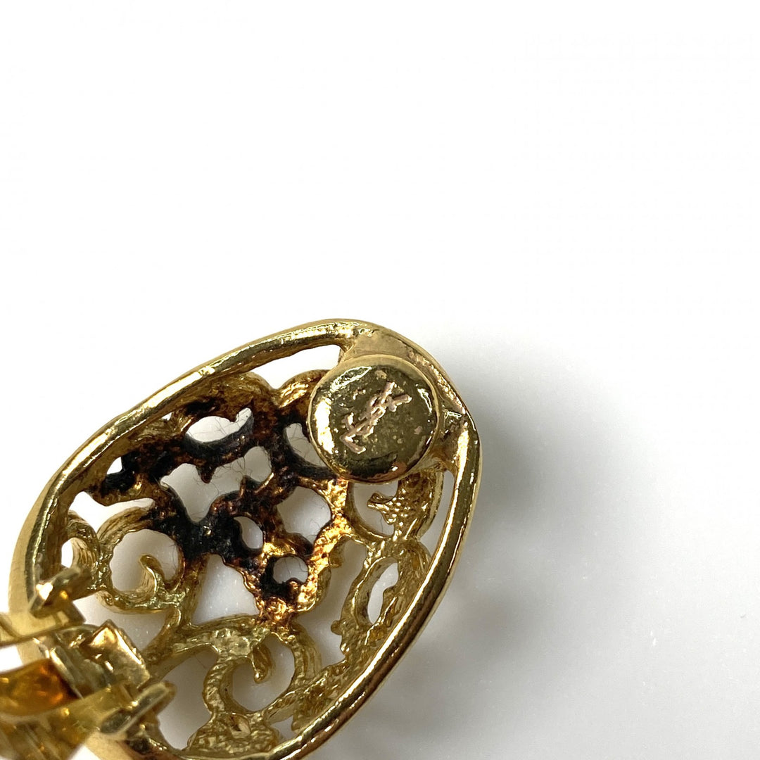 イヴ サンローラン YSL レディース ゴールド イヤリング ビンテージ