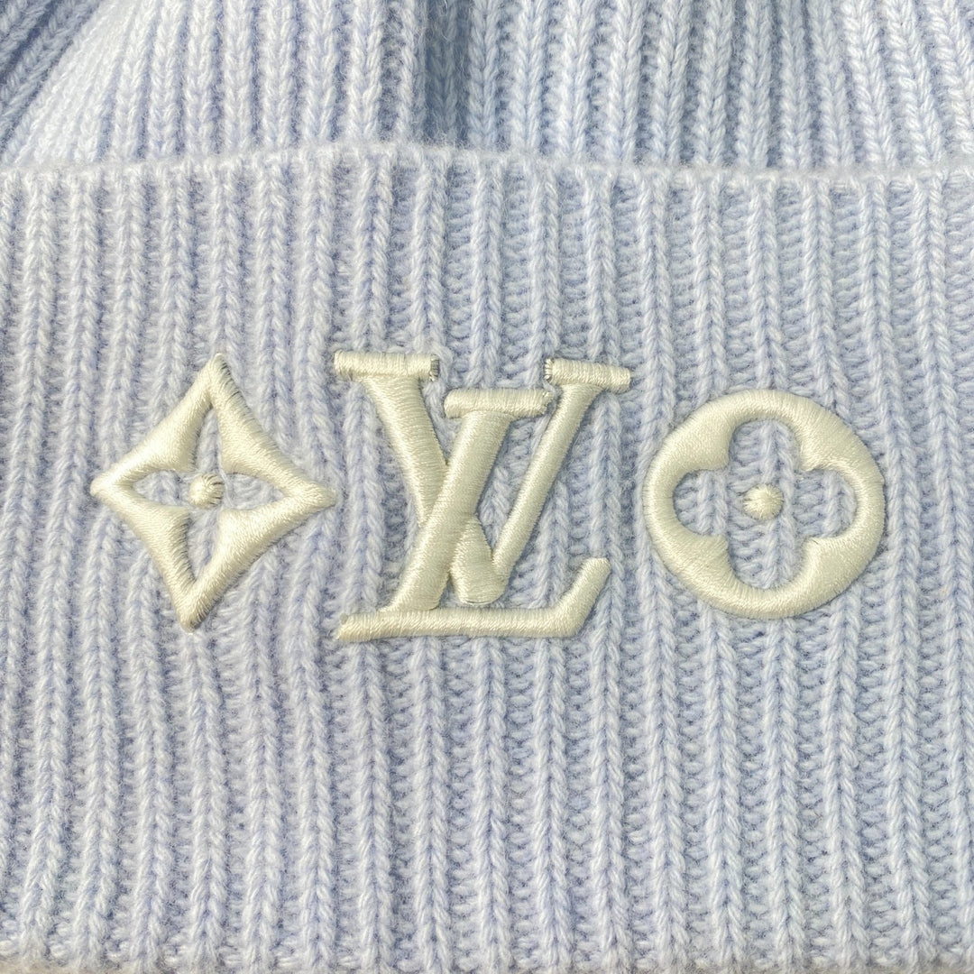 ルイ ヴィトン LOUIS VUITTON レディース LVロゴ ビーニー・LV ヘッドライン ニット帽 M93262