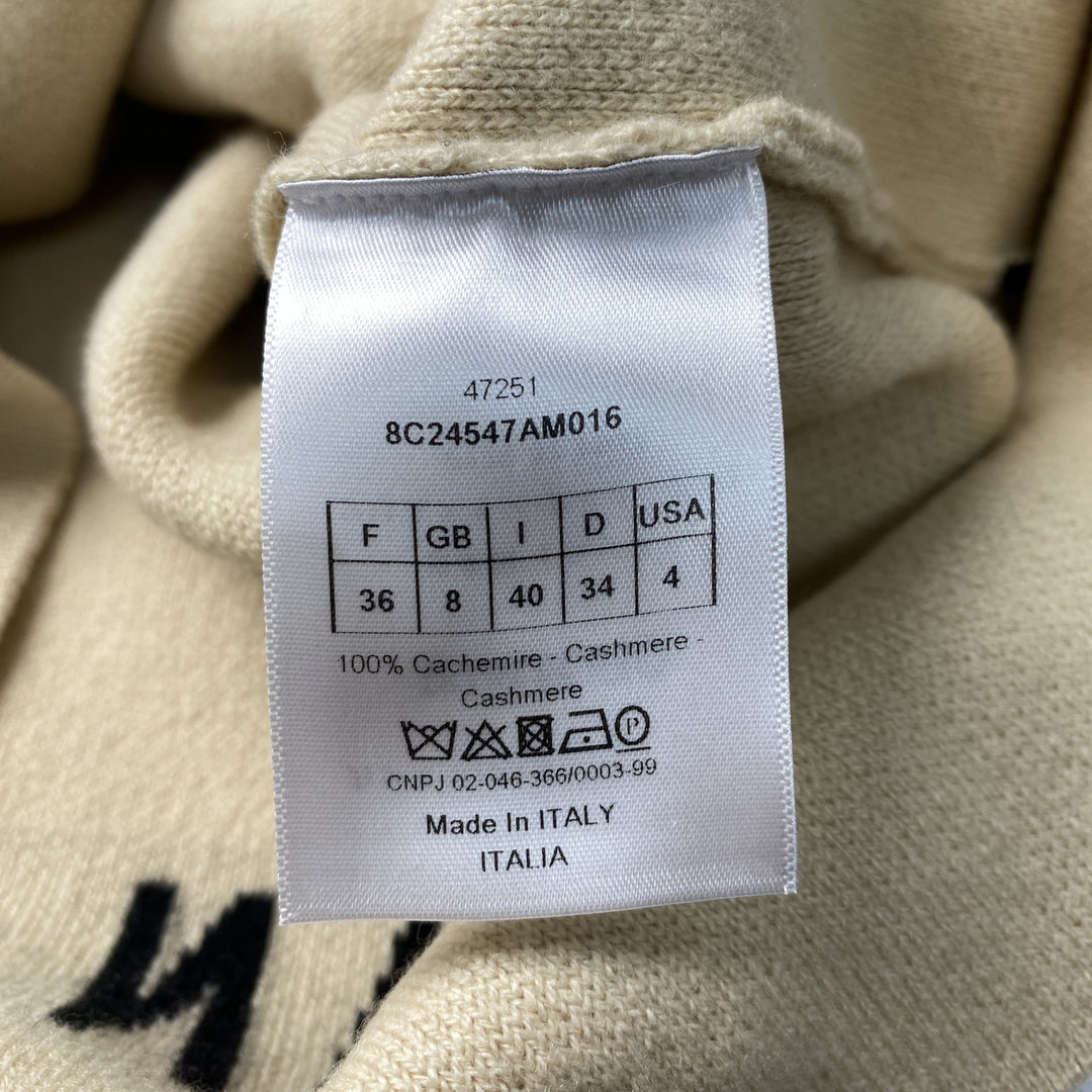 美品 ディオール DIOR レディース 長袖 カシミヤ 100% ニット セーター