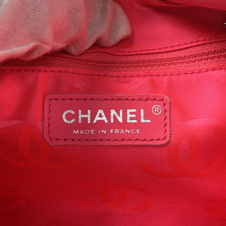 美品 シャネル CHANEL レディース カンボン ボーリングバッグ ココマーク ラムスキン 11番台　Gカード 箱付き