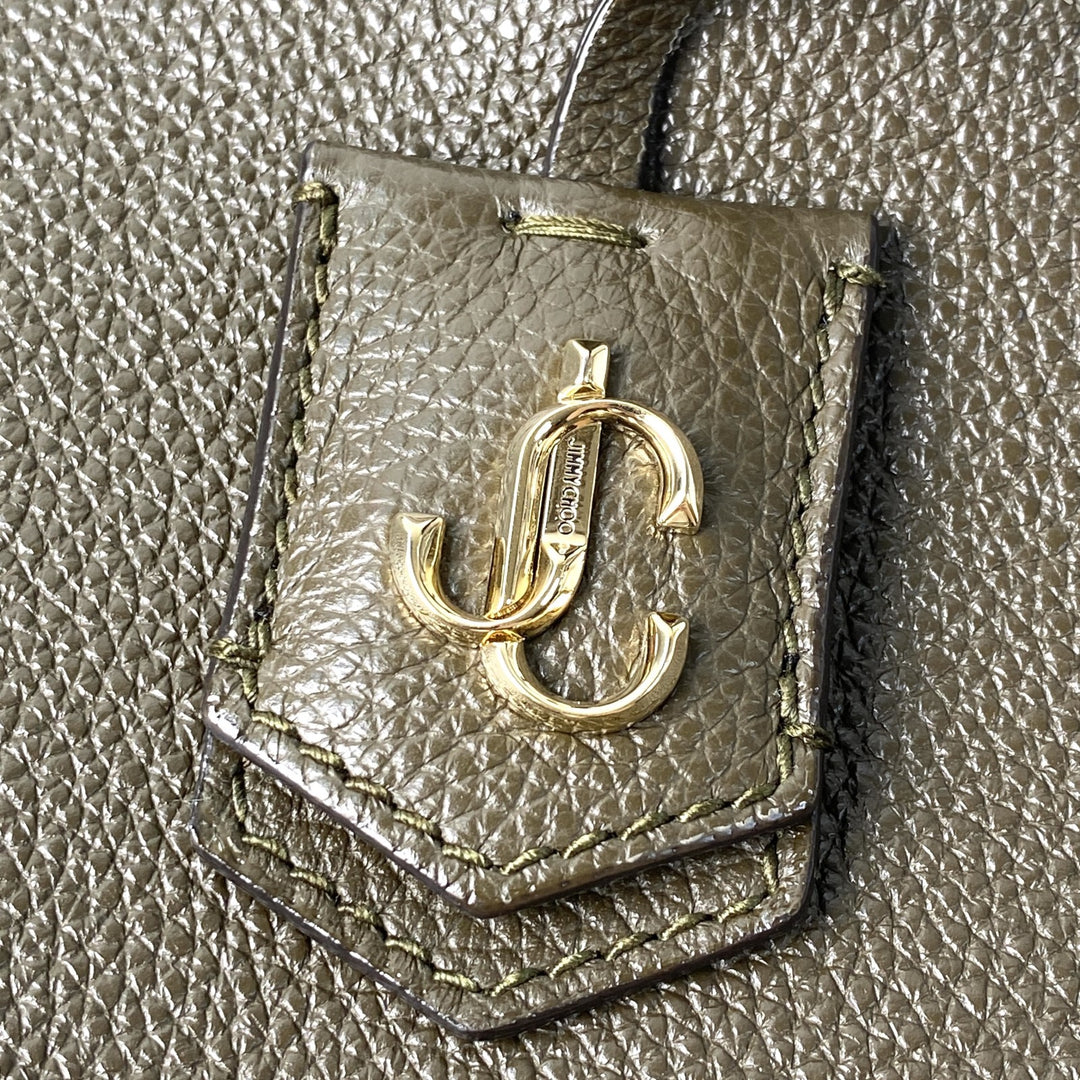 ジミーチュウ JIMMY CHOO レディース レザー トートバッグ カーキ 3VLP00 肩がけ