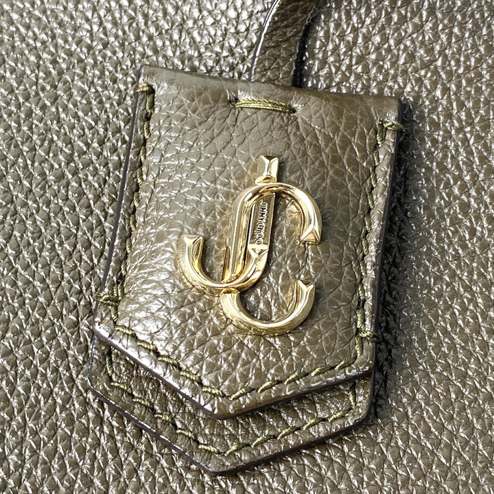 ジミーチュウ JIMMY CHOO レディース レザー トートバッグ カーキ 3VLP00 肩がけ