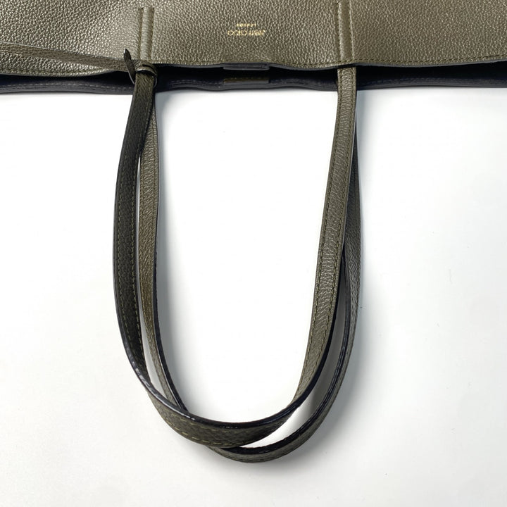 ジミーチュウ JIMMY CHOO レディース レザー トートバッグ カーキ 3VLP00 肩がけ