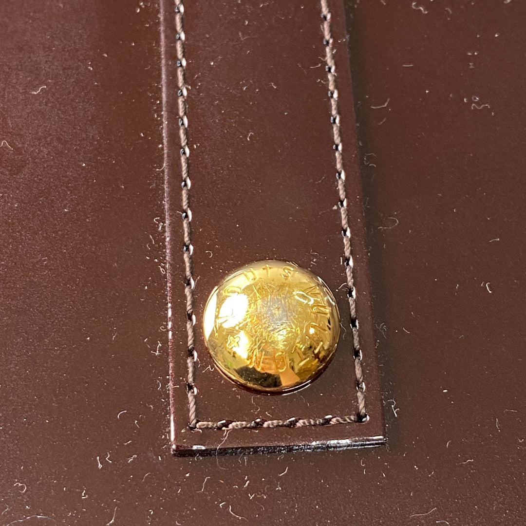 美品 ルイヴィトン LOUIS VUITTON レディース ヴェルニ アマラント アルマ PM ハンドバッグ M91611 SN4102