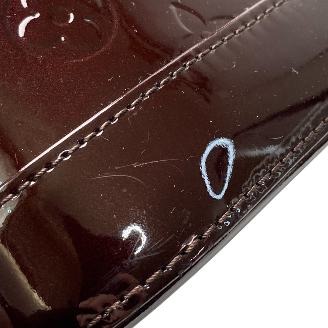 美品 ルイヴィトン LOUIS VUITTON レディース ヴェルニ アマラント アルマ PM ハンドバッグ M91611 SN4102