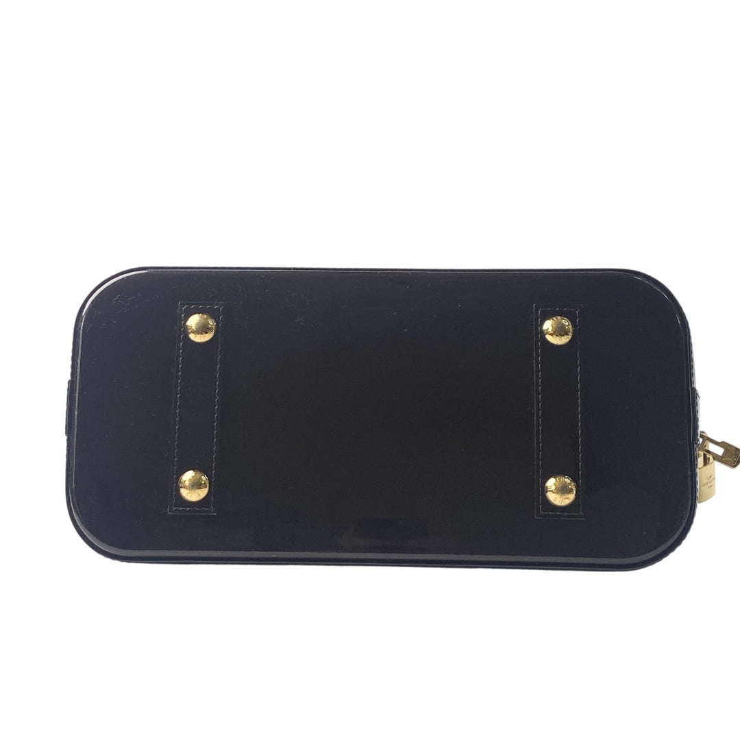 美品 ルイヴィトン LOUIS VUITTON レディース ヴェルニ アマラント アルマ PM ハンドバッグ M91611 SN4102