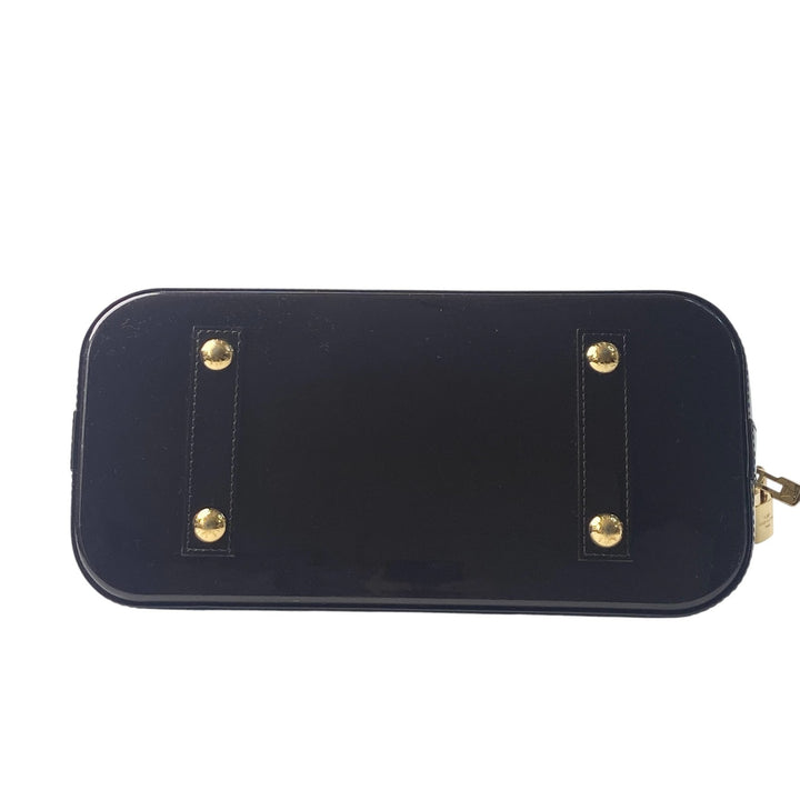 美品 ルイヴィトン LOUIS VUITTON レディース ヴェルニ アマラント アルマ PM ハンドバッグ M91611 SN4102