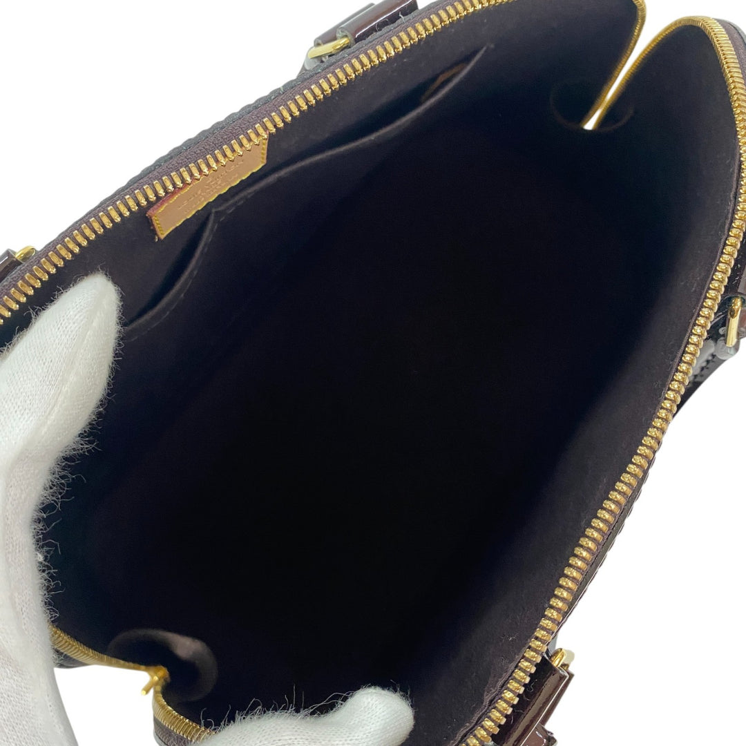 美品 ルイヴィトン LOUIS VUITTON レディース ヴェルニ アマラント アルマ PM ハンドバッグ M91611 SN4102