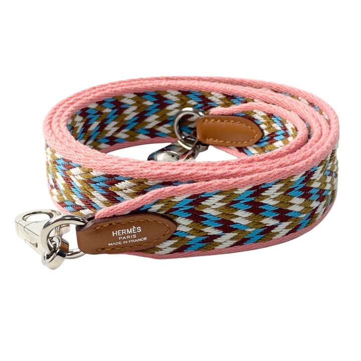 美品 エルメス HERMES レディース バンドリエール サングル ジグザグ ショルダーストラップ