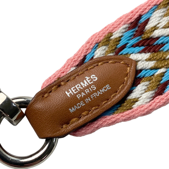 美品 エルメス HERMES レディース バンドリエール サングル ジグザグ ショルダーストラップ