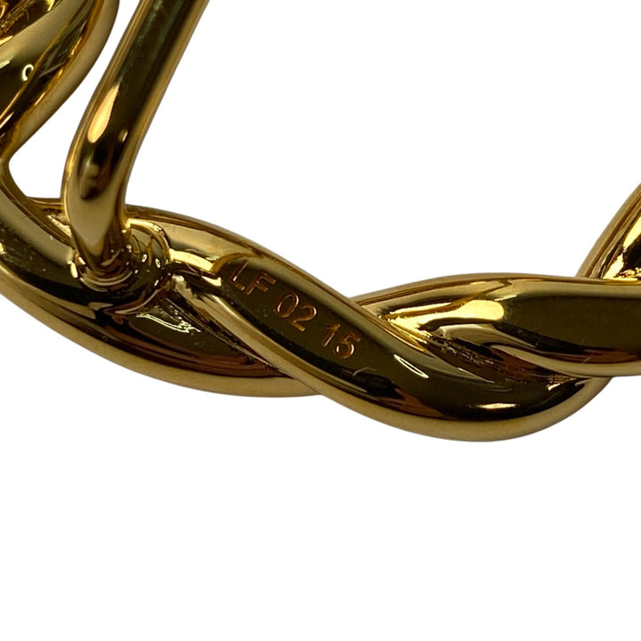 美品 エルメス HERMES レディース ベルト マイヨン・トルサド バックル イエローゴールド YG 75