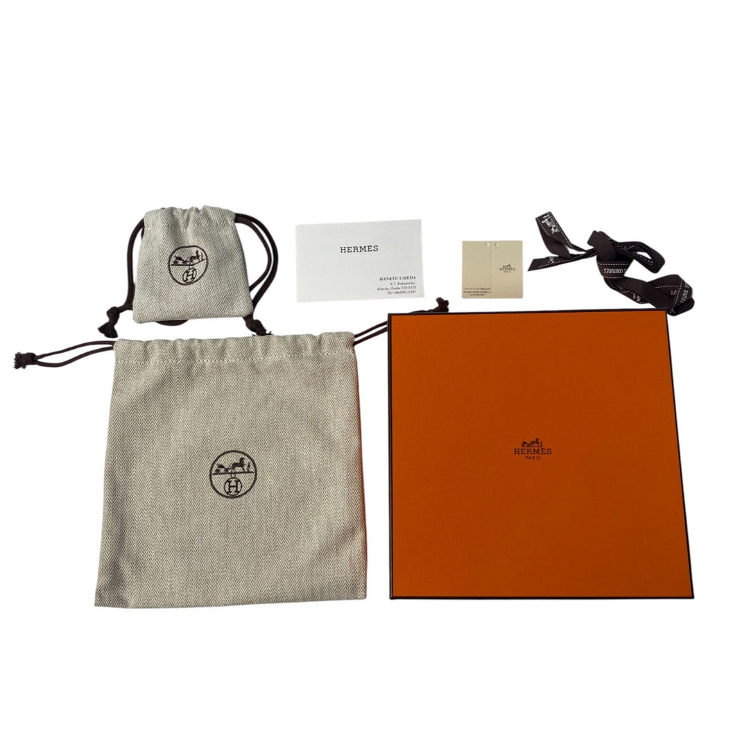 美品 エルメス HERMES レディース ベルト マイヨン・トルサド バックル イエローゴールド YG 75