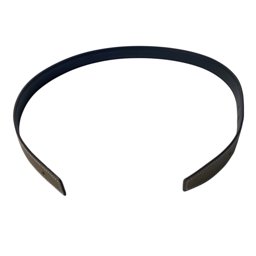 美品 エルメス HERMES レディース ベルト マイヨン・トルサド バックル イエローゴールド YG 75