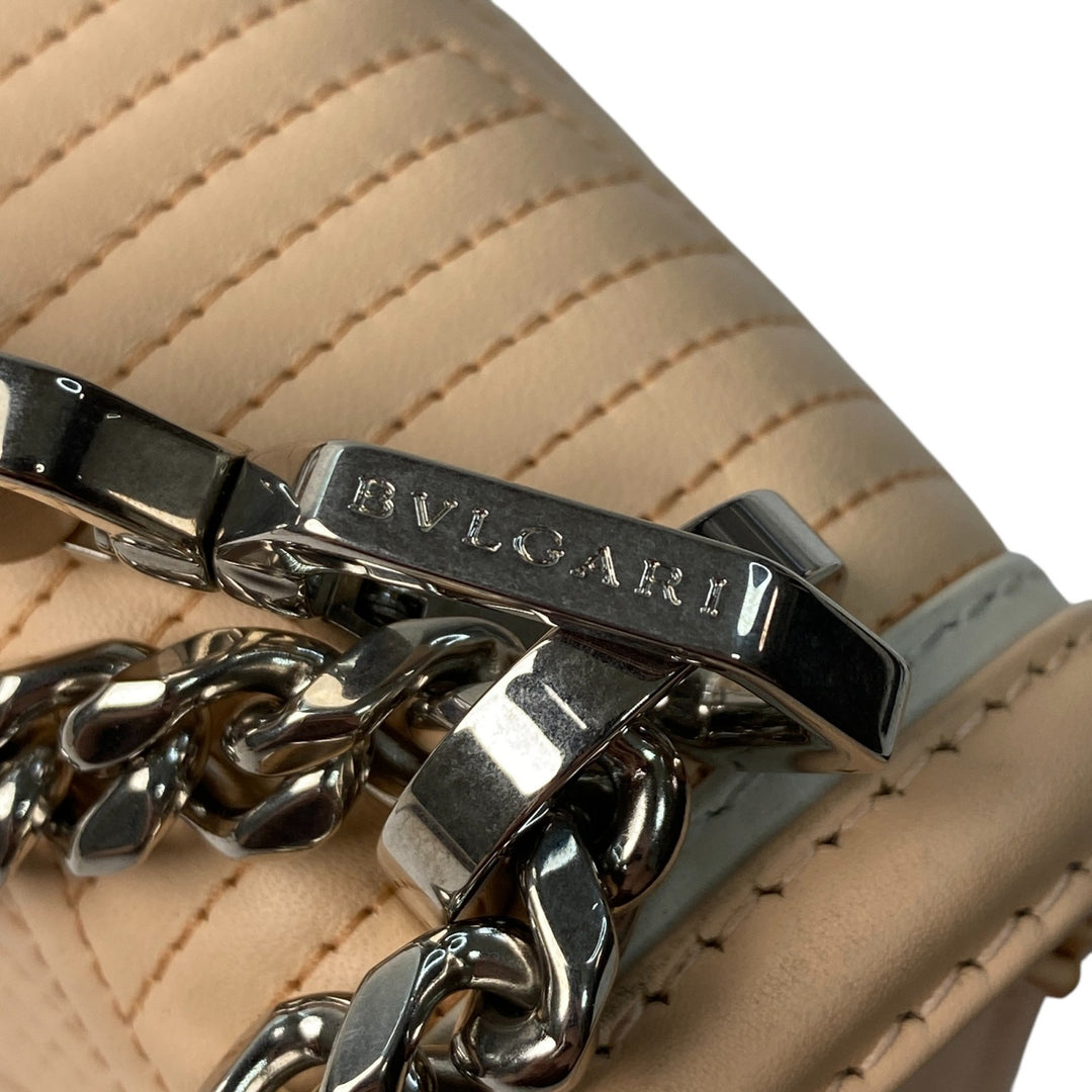 美品 ブルガリ BVLGARI レディース セルペンティ チェーン ショルダーバッグ ハンドバッグ 2way 斜めがけ クロスボディ