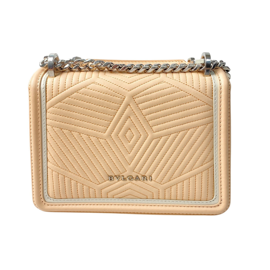 美品 ブルガリ BVLGARI レディース セルペンティ チェーン ショルダーバッグ ハンドバッグ 2way 斜めがけ クロスボディ