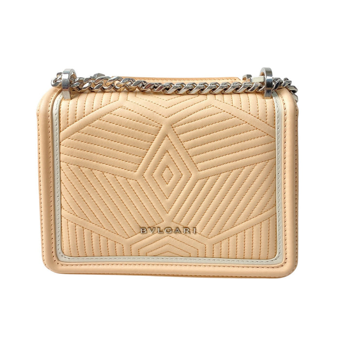 美品 ブルガリ BVLGARI レディース セルペンティ チェーン ショルダーバッグ ハンドバッグ 2way 斜めがけ クロスボディ