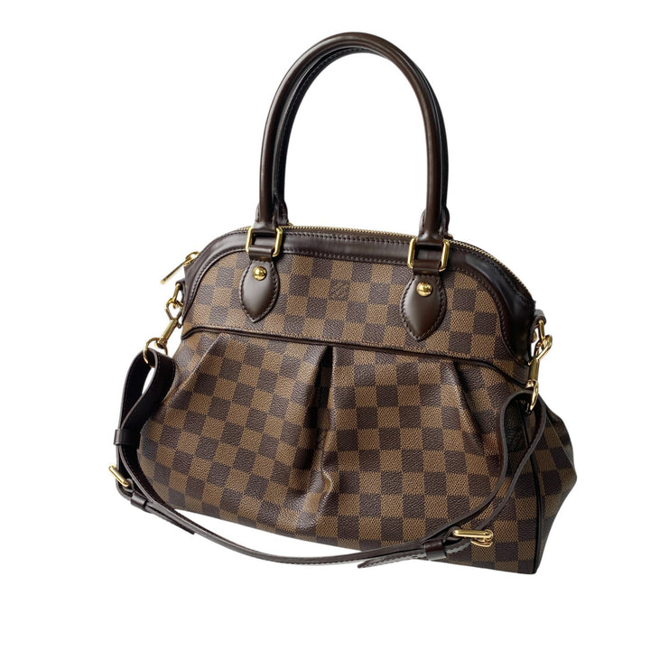 美品 ルイ ヴィトン LOUIS VUITTON レディース ダミエ トレヴィ PM ハンドバッグ