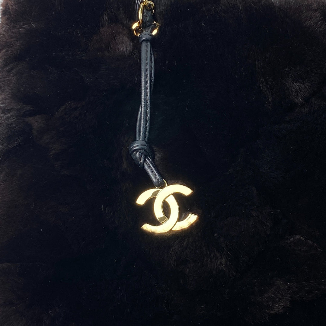 美品 シャネル CHANEL レディース チェーン トートバッグ ココマーク　ラパン 9番台 肩がけ