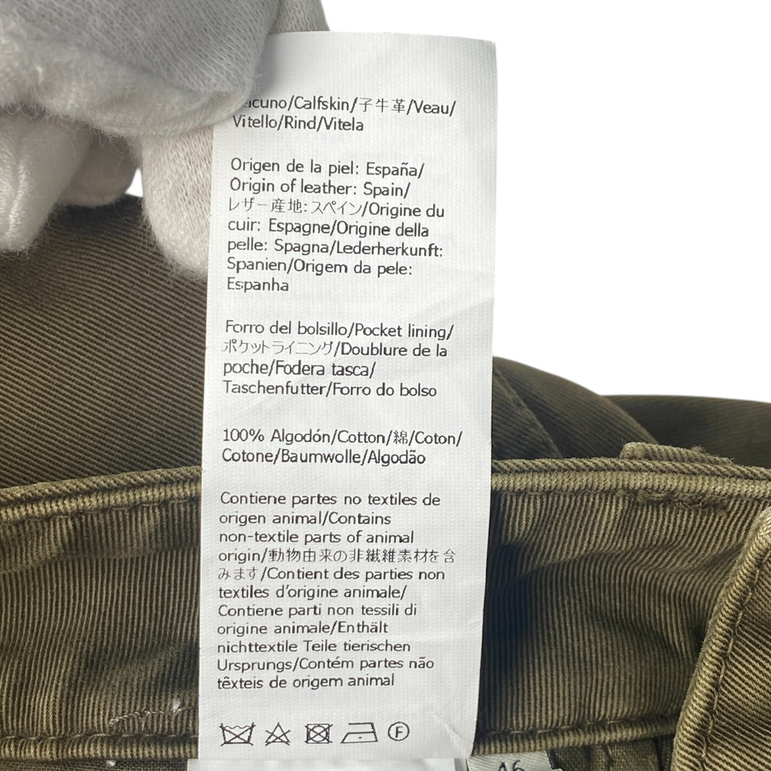 美品 ロエベ LOEWE メンズ カーゴ ハーフ パンツ ダメージパンツ H526Y1AW0546