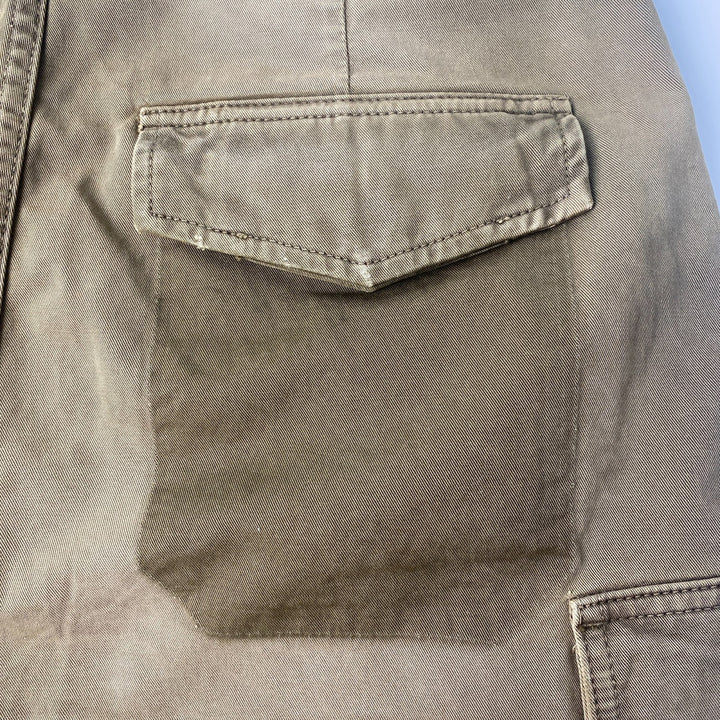 美品 ロエベ LOEWE メンズ カーゴ ハーフ パンツ ダメージパンツ H526Y1AW0546