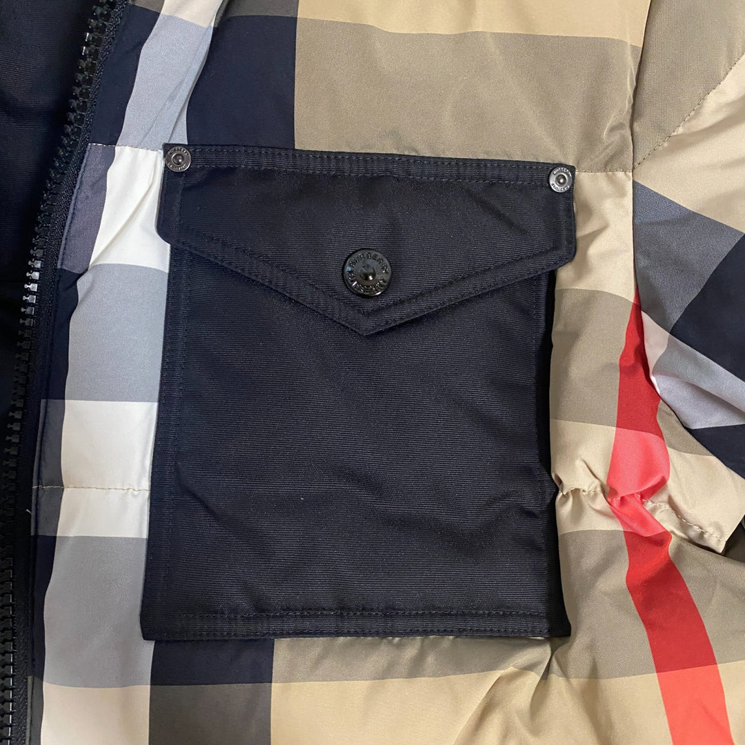 美品 バーバリー Burberry メンズ ジャケット アウター チェック リバーシブル