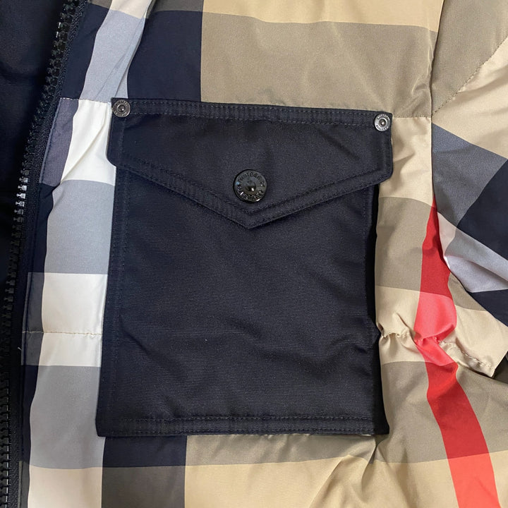 美品 バーバリー Burberry メンズ ジャケット アウター チェック リバーシブル