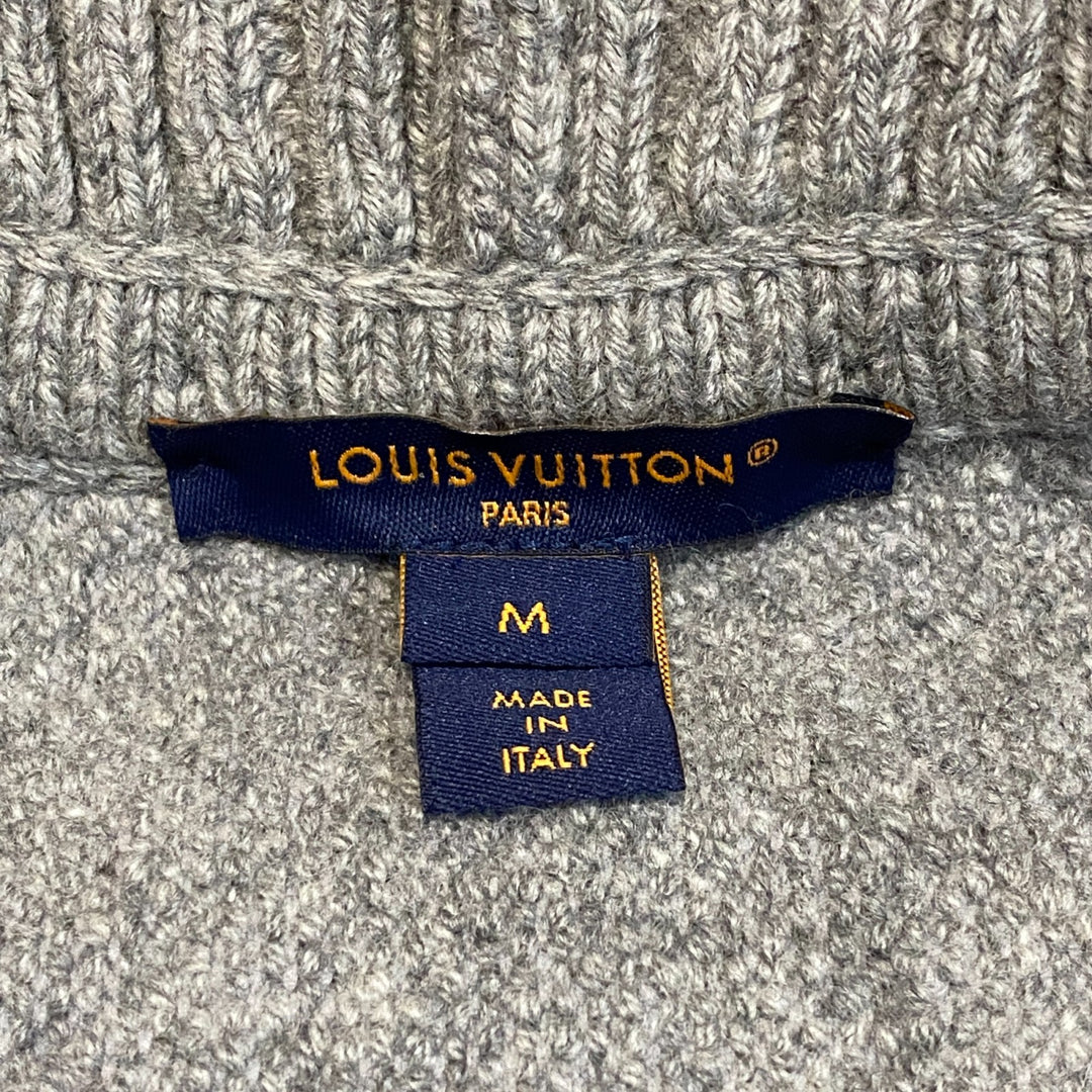 美品 ルイヴィトン LOUIS VUITTON モノグラム タウアリングフーディ ニット レディース