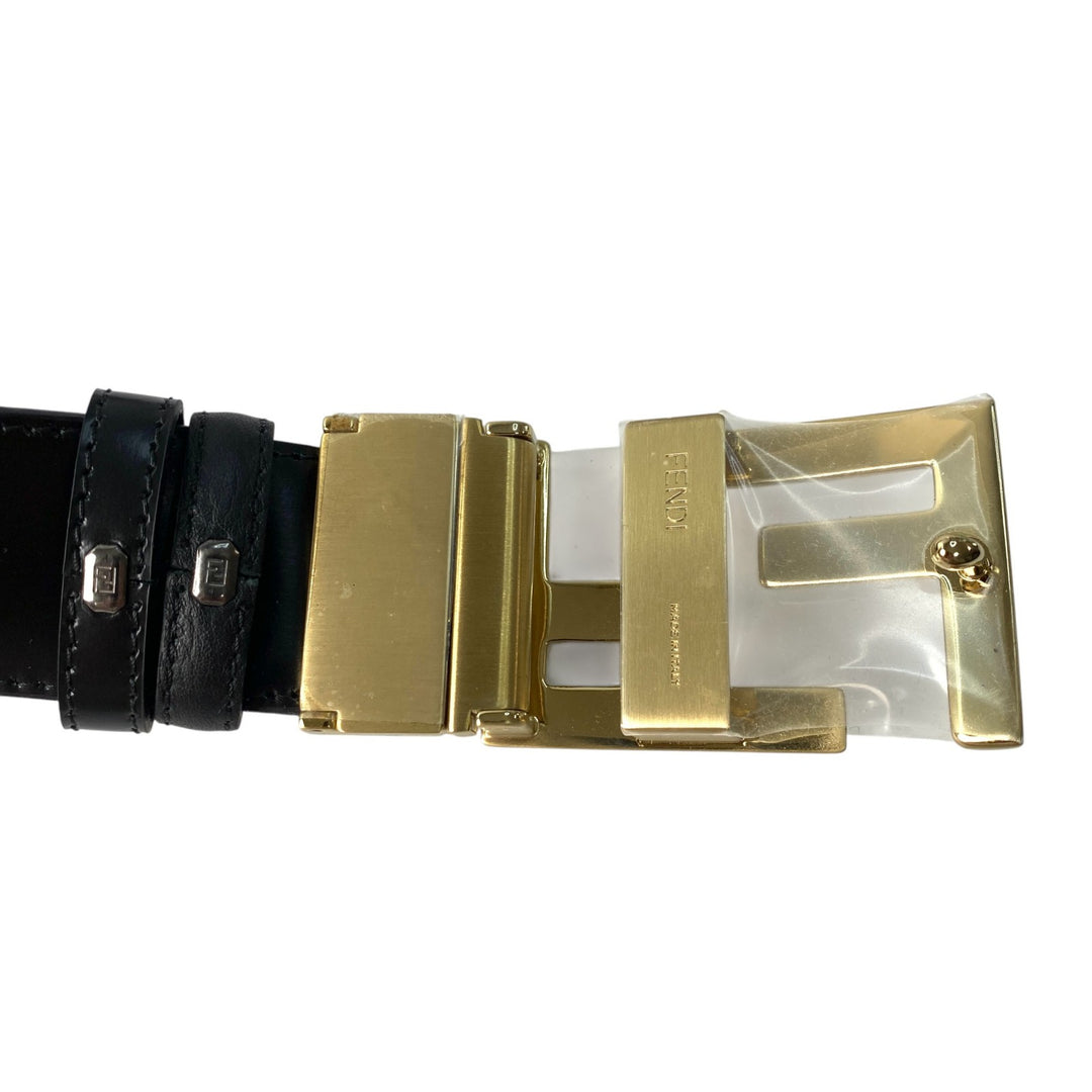 未使用 フェンディFENDI メンズ ベルト GD金具 7C0344